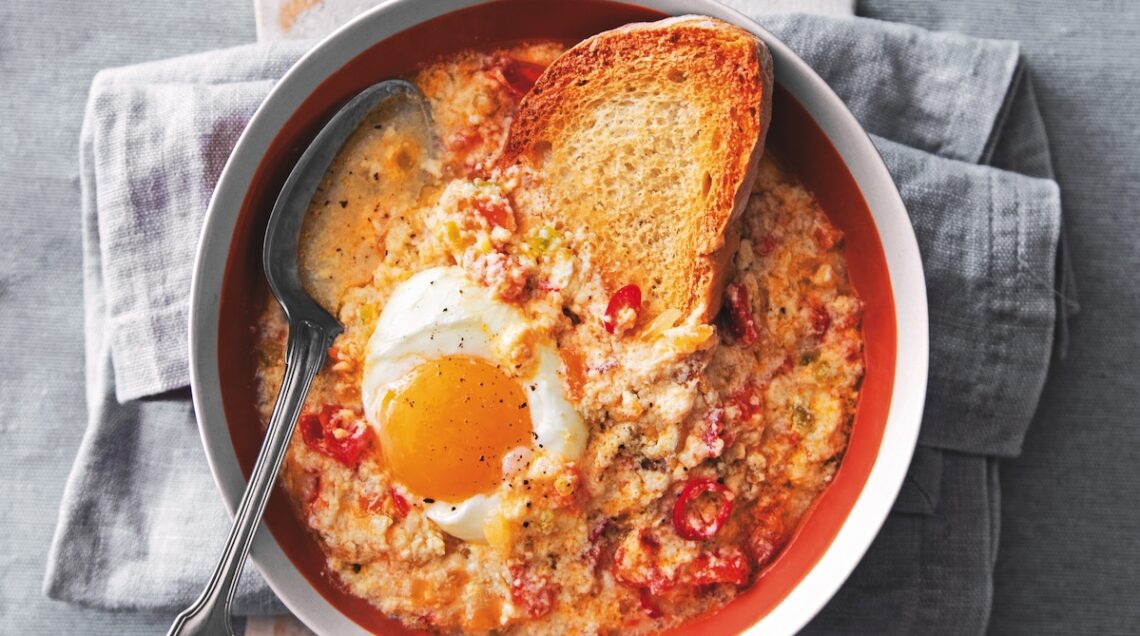acquacotta con brodo di carne