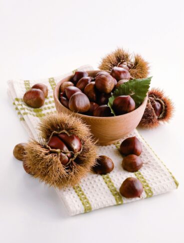 castagne con e senza riccio