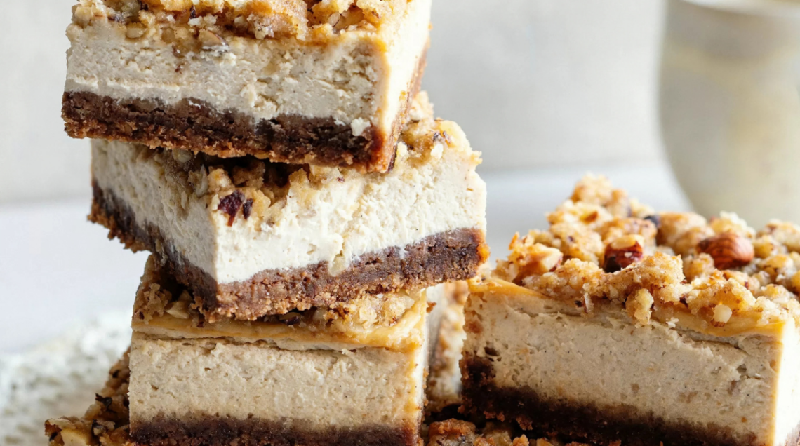 ciocco cheese cake con caffè e nocciole
