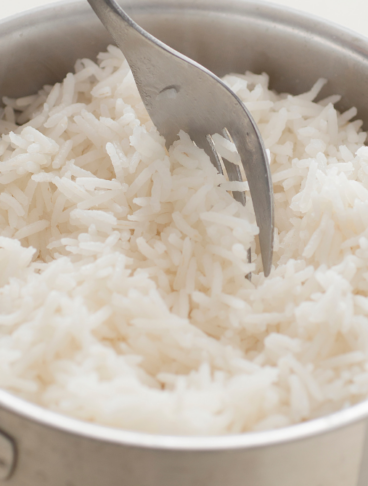 riso basmati in pentola